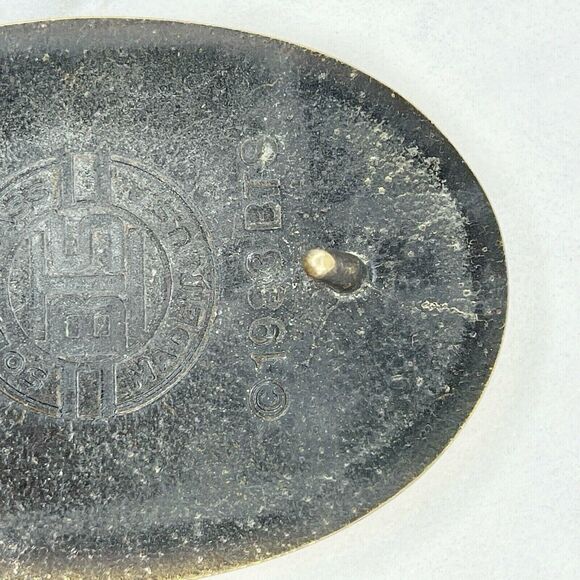 BTS Vintage 1983 Robert J Jenkins Webster Texas Belt Buckle Made in USA ✨ - Picture 3 of 9